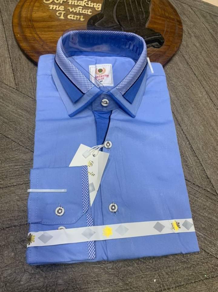 Blue Long Sleves Package Top - Products Photo